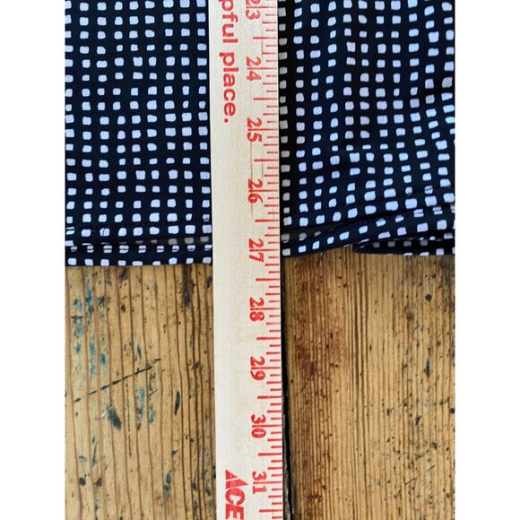 Jacyln Smith Womens Black/White Checkered Skirt Polyester/Spandex XXL Midi - Picture 7 of 7